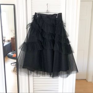 Space46 “Lucea” midi tulle skirt sz M